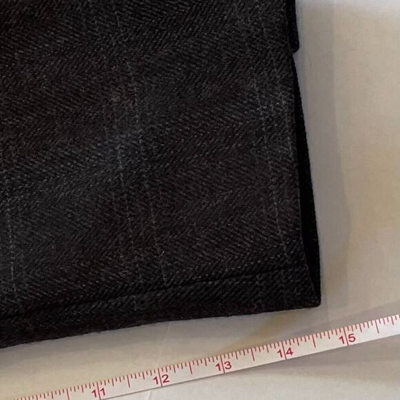 Ralph Lauren Wool Brown Windowpane 2 Button Double Vent Elbow Patch Blazer 42R - Picture 12 of 12